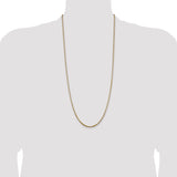 14k 2.5mm Box Chain