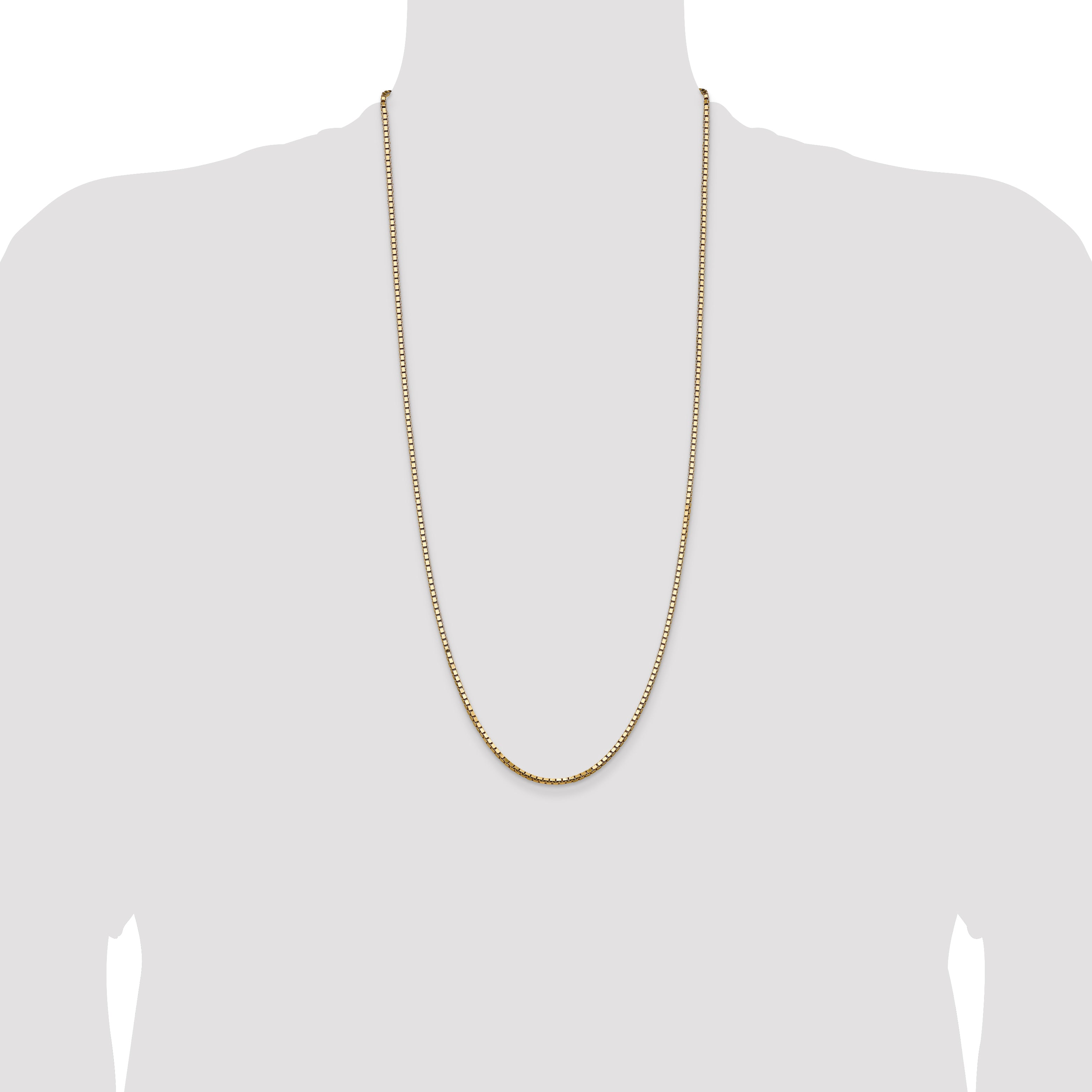 14k 2.5mm Box Chain