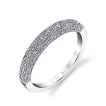 Vintage Inspired Wedding Band - Cheri