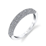 Vintage Inspired Wedding Band - Cheri
