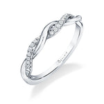 Diamond Spiral Wedding Band - Yasmine