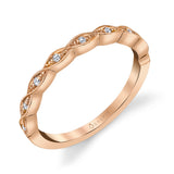 Unique Stackable Wedding Ring - Elena