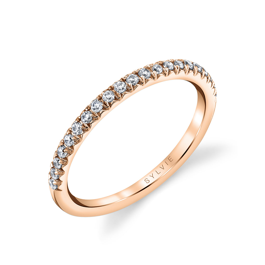 Pave Wedding Band