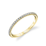 Thin Diamond Wedding Band
