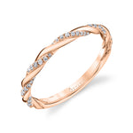 Spiral Diamond Wedding Band - Jolie