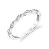 Delicate Stackable Wedding Band - Kristina