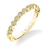 Elena - Unique Stackable Wedding Band