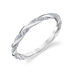 Diamond Spiral Wedding Ring - Carson