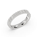Auravie Grooved Wedding Ring - Romy
