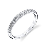 Micro Pave Wedding Band