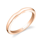 Shiny Shank Wedding Band
