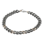 Gent Bracelet in 14k Gold with Diamonds