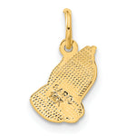 14k Praying Hands Charm