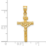 14k INRI Crucifix Charm