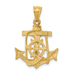 14k Mariners Crucifix Pendant