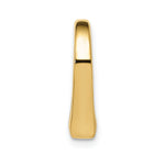 14K Polished Heart Chain Slide