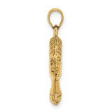14k 3-D Nefertiti Pendant