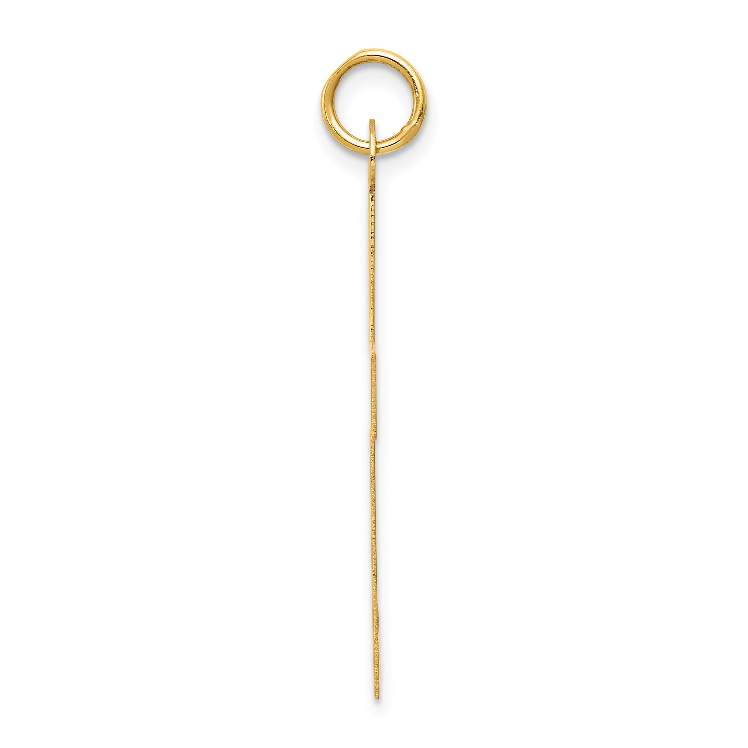 14k Polished Cross Charm