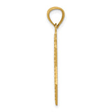 14k Diamond-cut Star of David Pendant