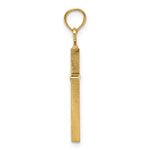14k Polished Cross Pendant