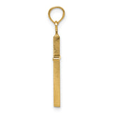 14k Polished Cross Pendant