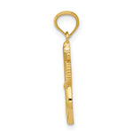 14k Polished Anchor Pendant