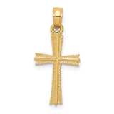 14K Cross Pendant