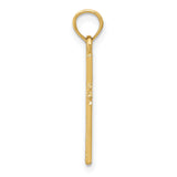 14K Cross Pendant