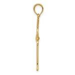 14K Claddagh Cross Pendant