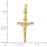 14K Stick Style Crucifix Pendant