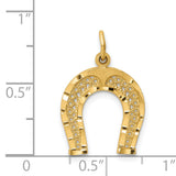 14k Horseshoe Charm