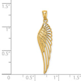 14K Angel Wing Pendant
