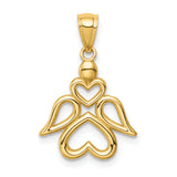 14K Angel Pendant