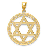 14K Star of David Pendant