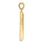14K Polished Cross Pendant