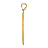 14k Polished Cross Pendant