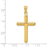 14k Polished Cross Pendant