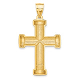 14k Polished Latin Cross Pendant