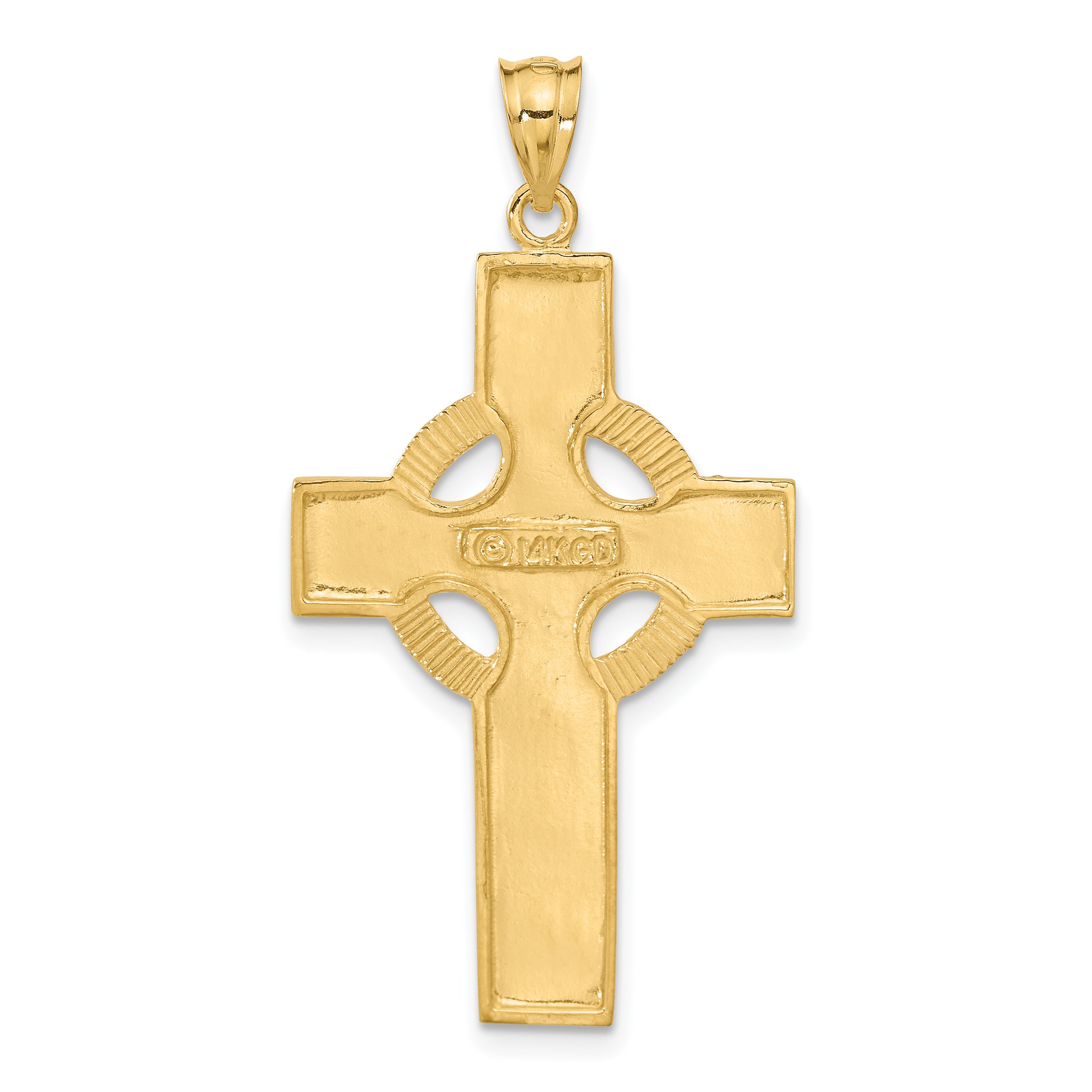 14k Celtic Cross Pendant