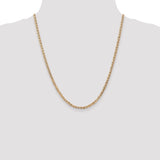 14k 3mm Concave Anchor Chain