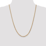 14k 3mm Concave Anchor Chain