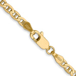 14k 3mm Concave Anchor Chain