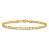14k 3mm Concave Anchor Chain