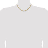 14k 3.75mm Concave Anchor Chain