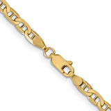 14k 3.75mm Concave Anchor Chain