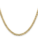 14k 3.75mm Concave Anchor Chain