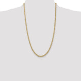 14k 3.75mm Concave Anchor Chain