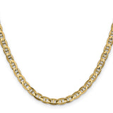 14k 4.5mm Concave Anchor Chain