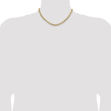 14k 4.5mm Concave Anchor Chain