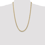 14k 4.5mm Concave Anchor Chain